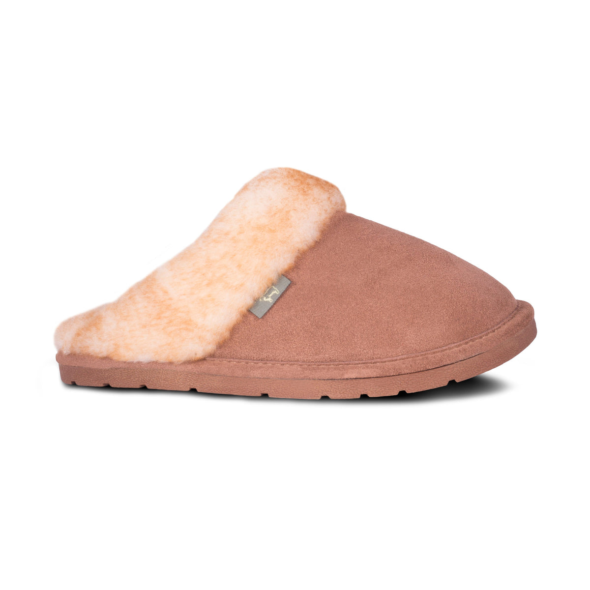 Ladies Scuff - Chestnut - Side Right