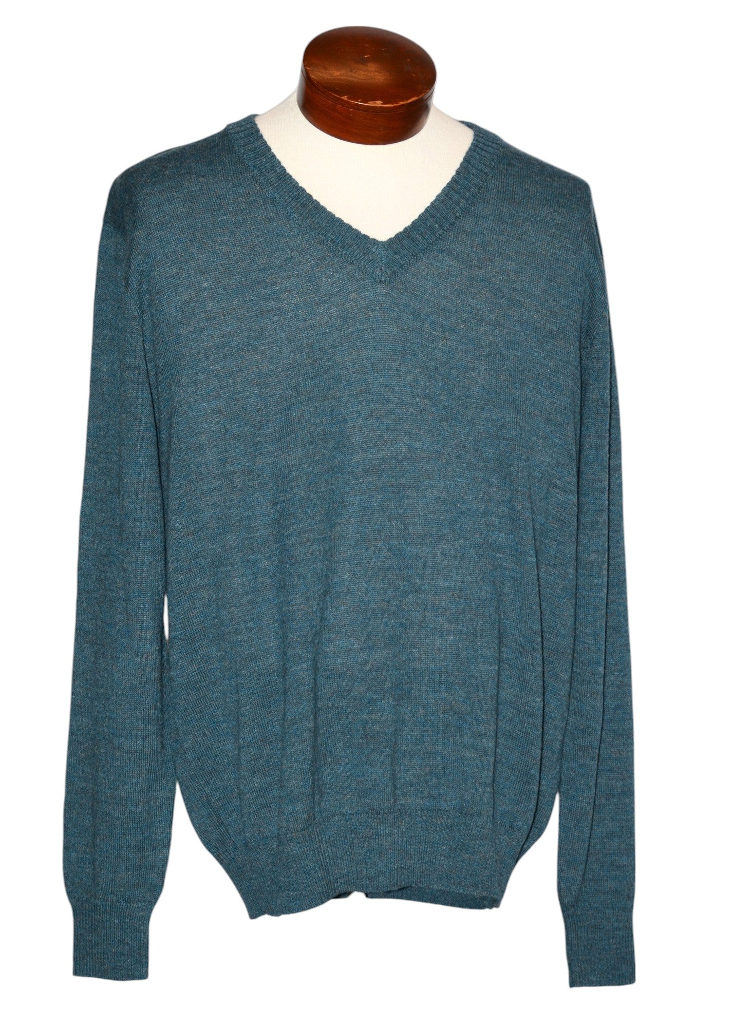 Lightweight Baby Alpaca V-Neck Sweater