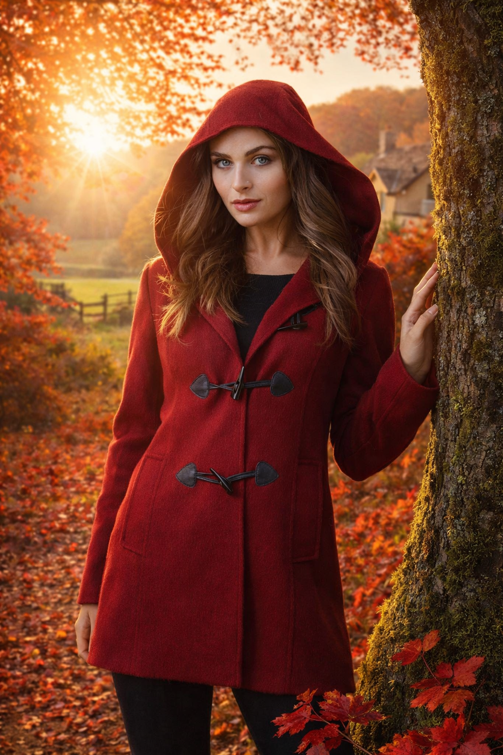 Hooded Coat – Sheepskin and Alpaca Fashion