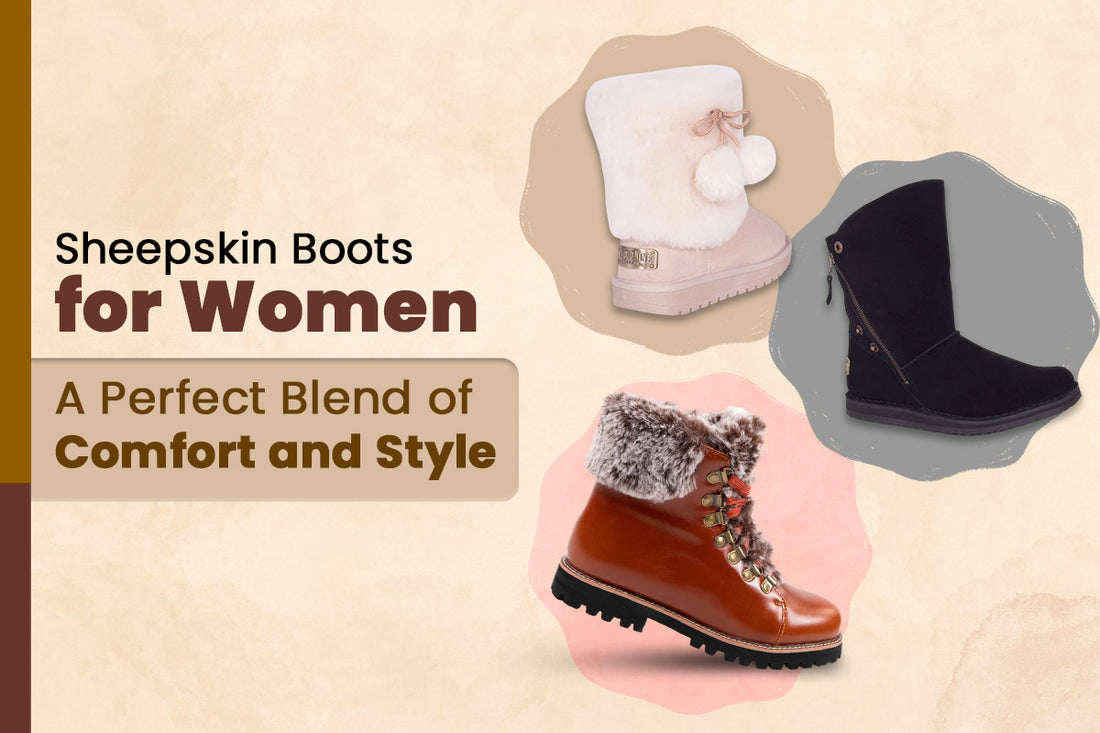 Sheepskin and Alpaca Fashion - Sheepskin Boots for Women