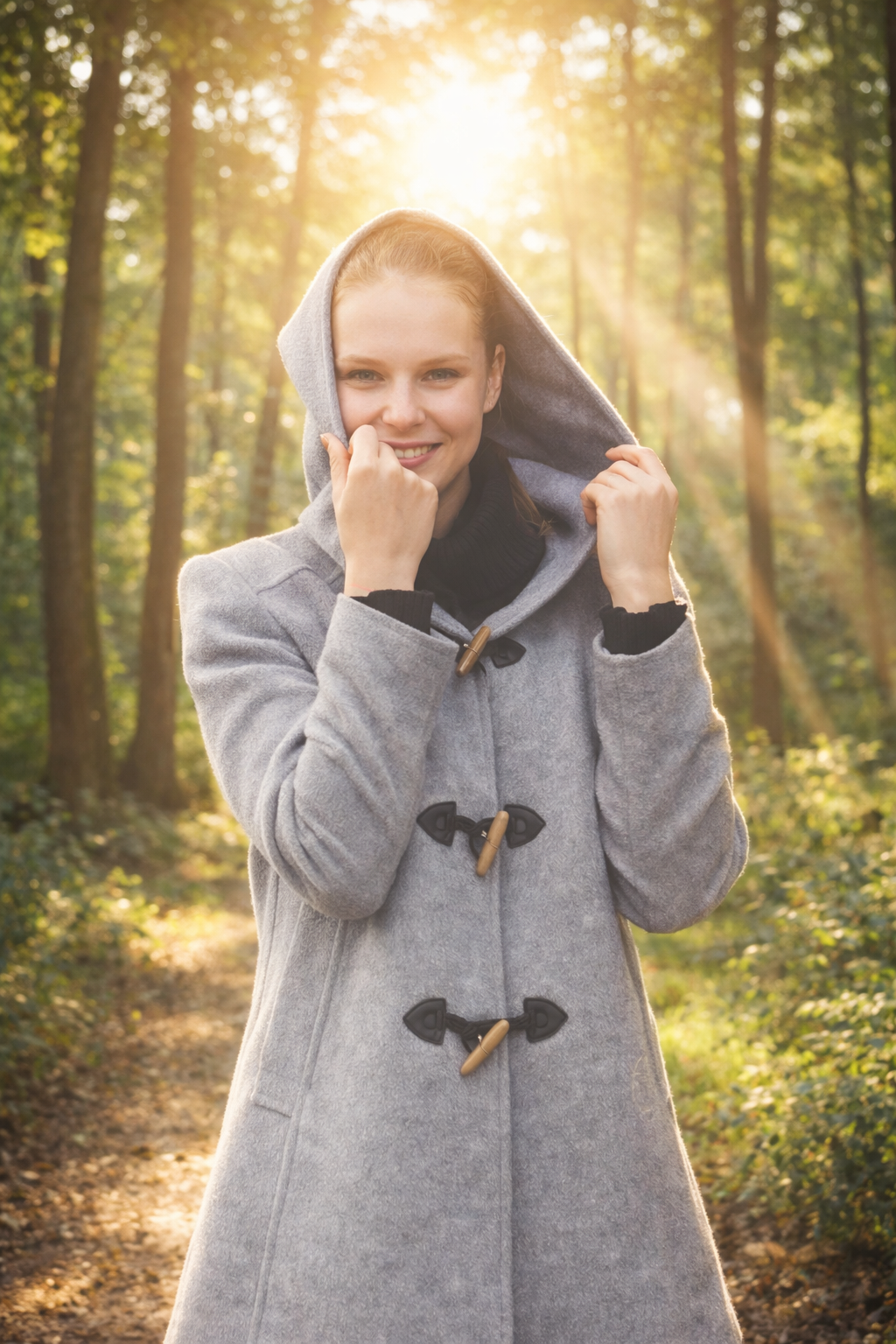 Baby Alpaca Hooded Coat – Lightweight Luxury Outerwear – Sheepskin