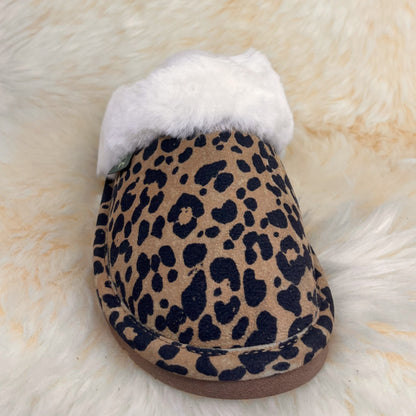 Ladies Leopard Scuff