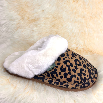 Ladies Leopard Scuff