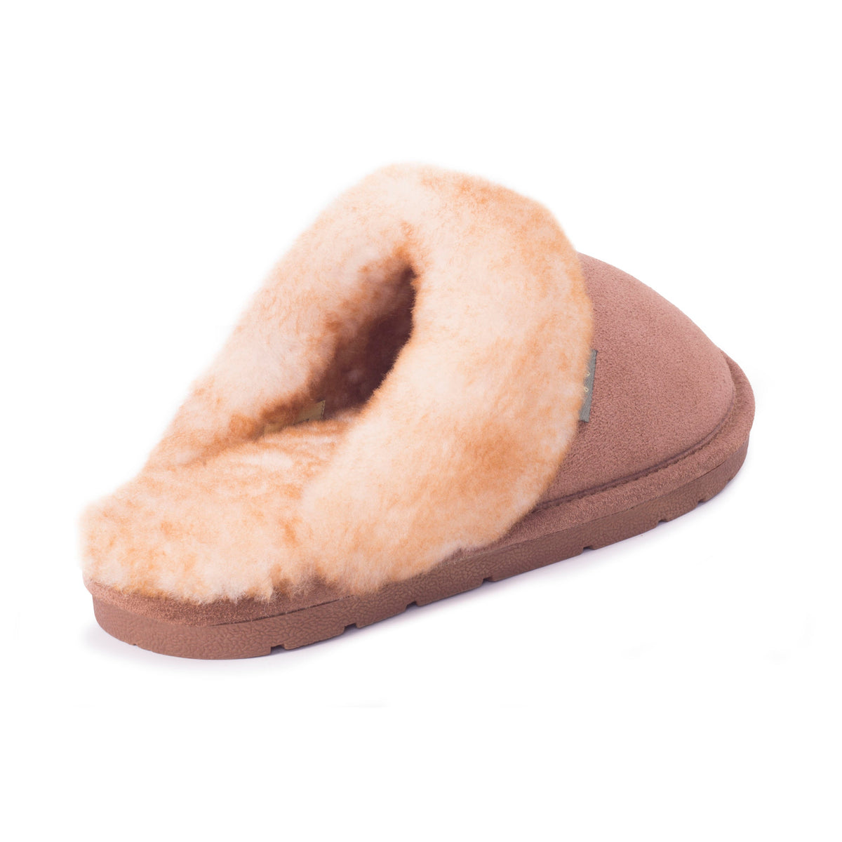 Ladies Scuff - Chestnut - Back