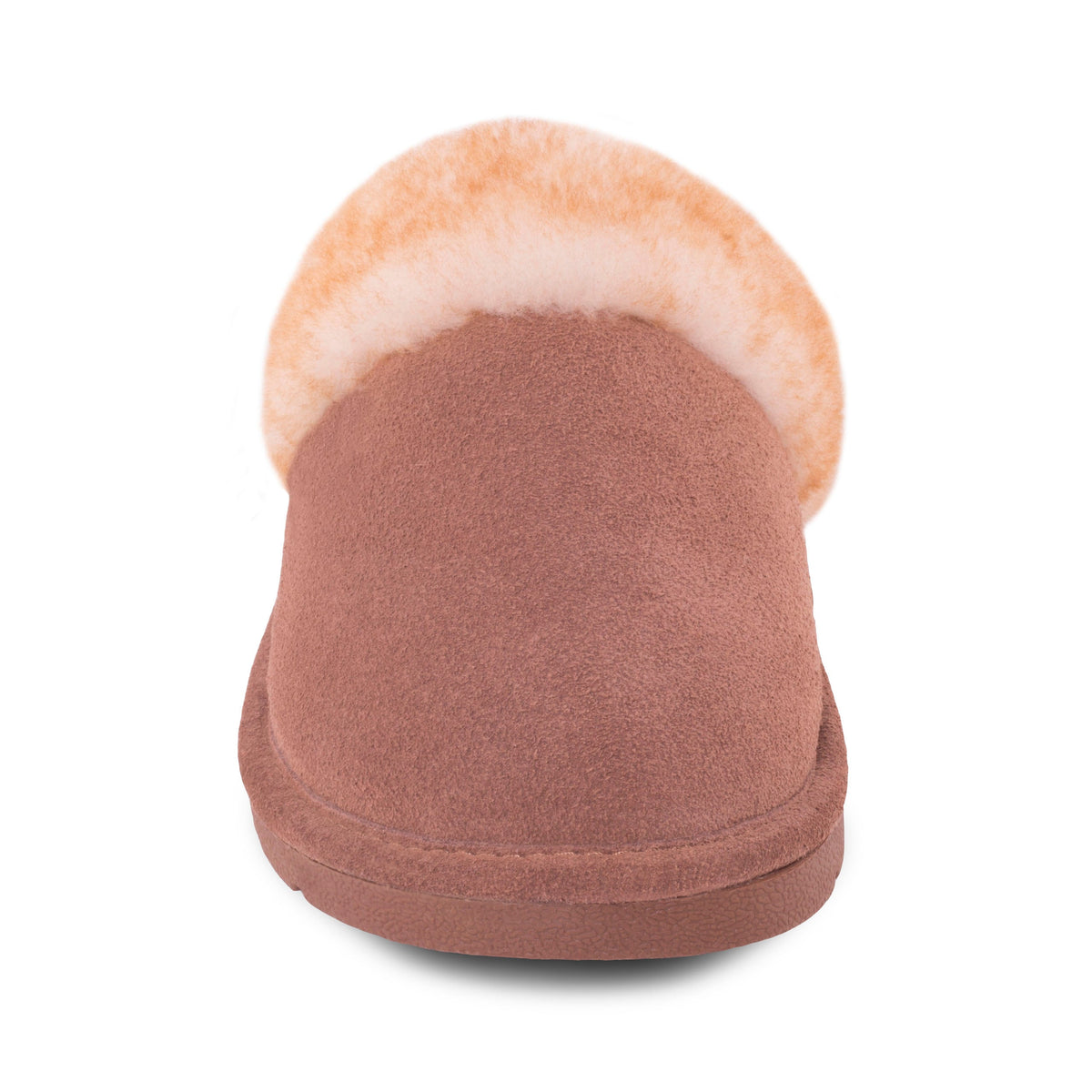 Ladies Scuff - Chestnut - Front