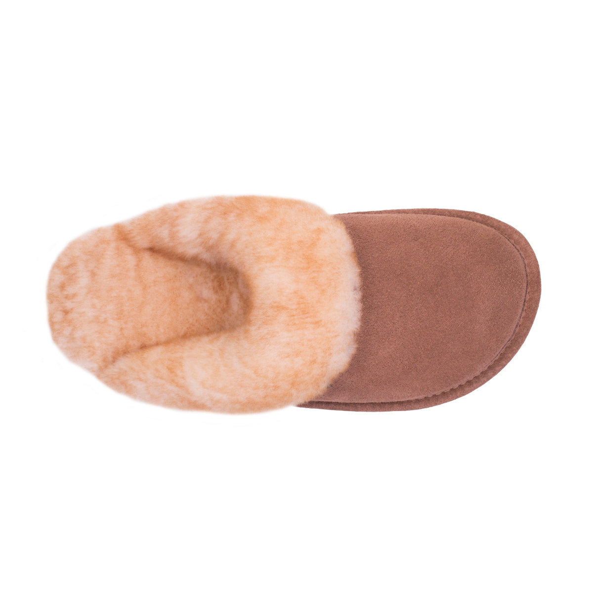 Ladies Scuff - Chestnut - Top